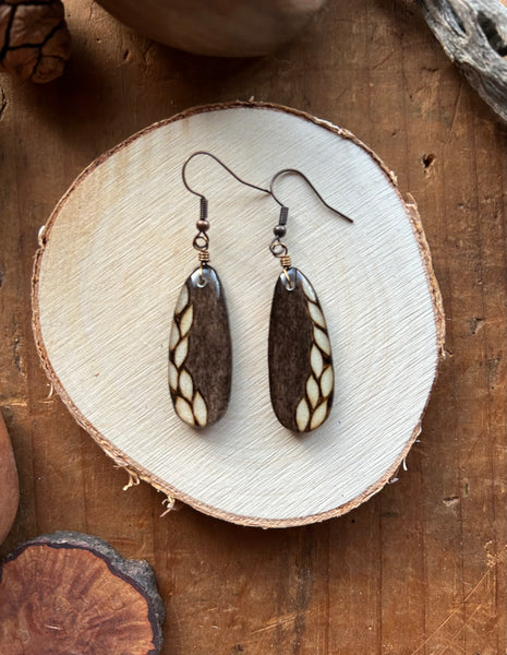 Goddess Earrings Brown